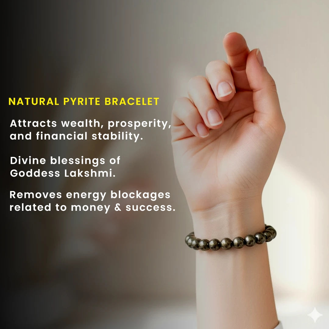 Dhan Samriddhi Raw Pyrite Bracelet