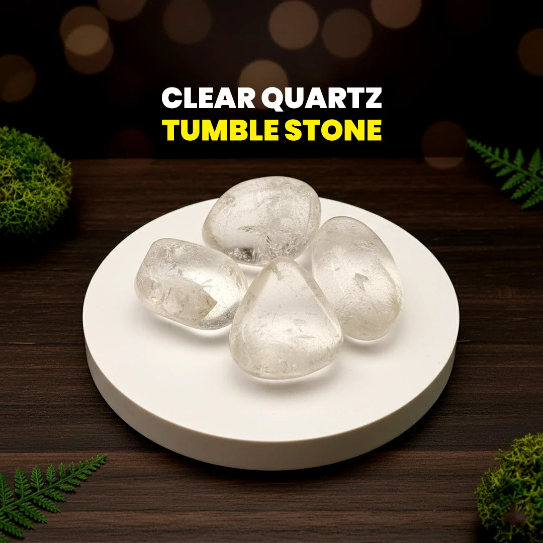 Clear Quartz Tumble Stone