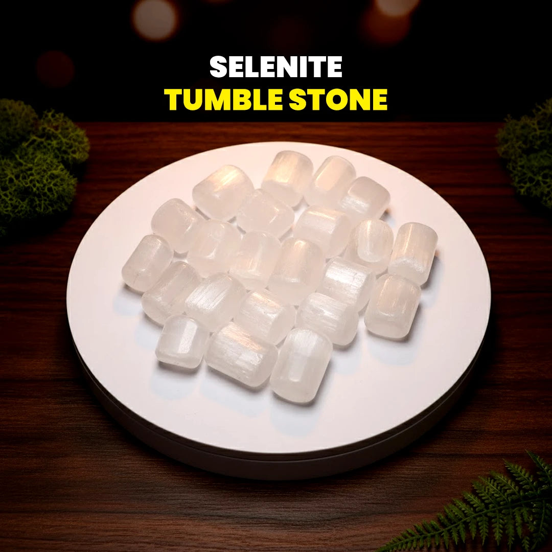 Selenite Tumble Stone