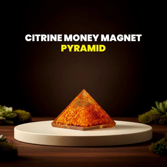 Citrine Money Magnet Pyramid