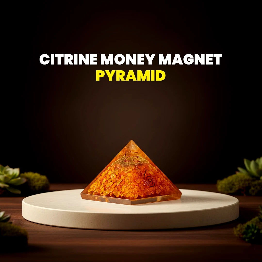 Citrine Money Magnet Pyramid