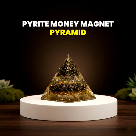 Pyrite Money Magnet Pyramid