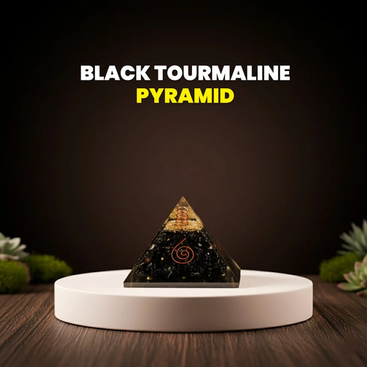 Black Tourmaline Pyramid
