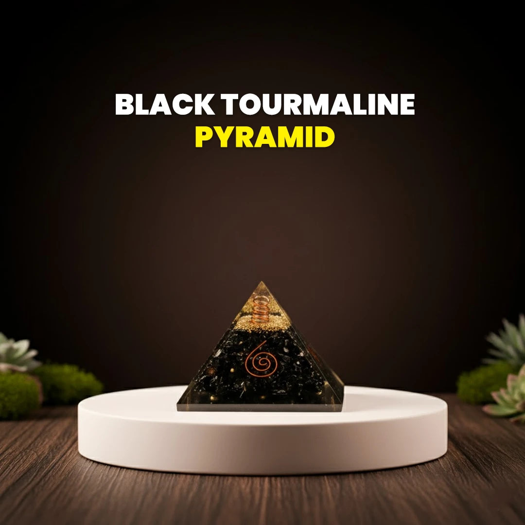 Black Tourmaline Pyramid
