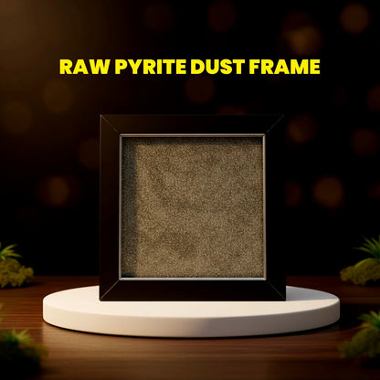 Raw Pyrite Dust Frame