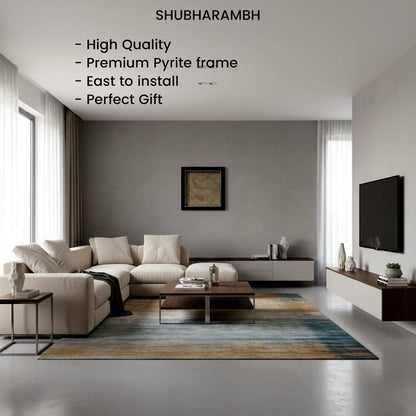 Raw Pyrite Dust Frame