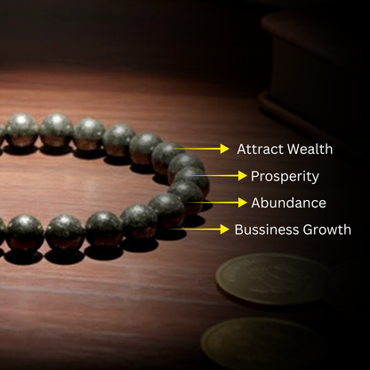 Dhan Samriddhi Raw Pyrite Bracelet