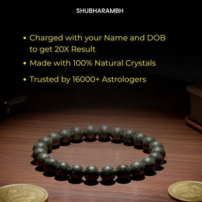 Dhan Samriddhi Raw Pyrite Bracelet